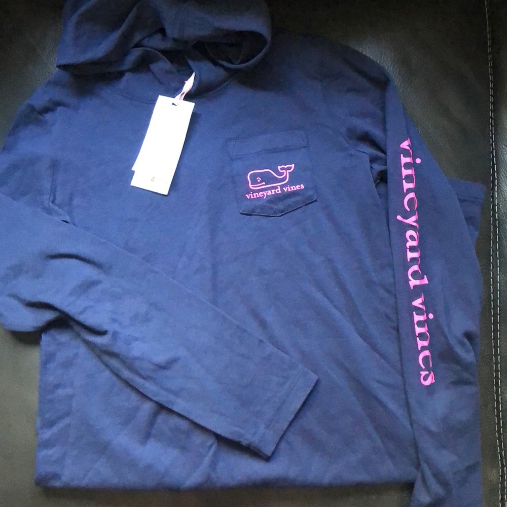 Vineyard Vines hooded long sleeve t-shirt dress